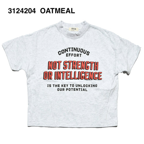 【130/140/150cm】カジュアル2柄ロゴTシャツ3124204j【NEWO/ネオ】